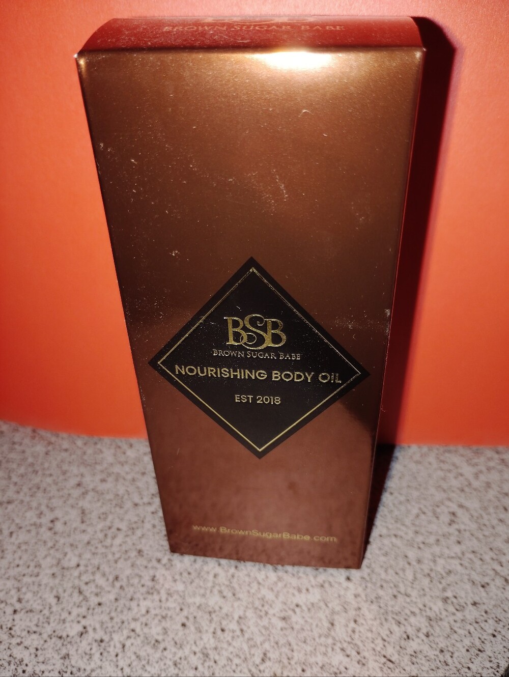 Brown Sugar Babe nourishing body oil Creme de la Creme 4fl oz bottle